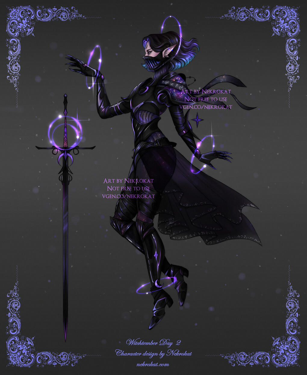 Knight - Astromancer Knight - an expert strategist who reads their people&#39;s fate in the stars to achieve victory on the battlefield. Keeper of Galactic Honor, Protector of the starry night.