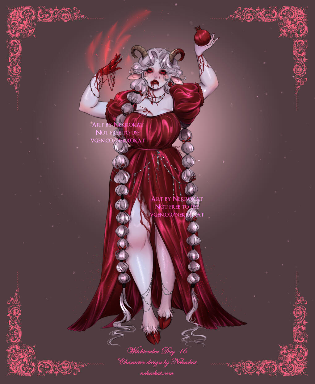 Sheep - Cultist of the Crimson Entity; she plays an important role at offering rituals. Uses blood magic; can summon portals through paper thin layers of blood where the cult&#39;s evil beings emerge.